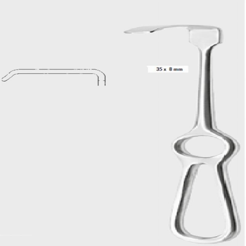 Ретрактор КОХЕР ЛАНГЕНБЕК (KOCHER LANGENBECK), 35х8 мм (mm)